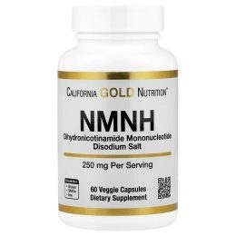 California Gold Nutrition, NMNH, 250 мг, 60 растительных капсул