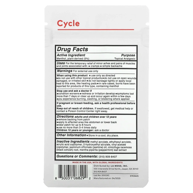 The Good Patch, Cycle Patch, 4 шт.