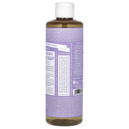 Dr. Bronner's, Чистое кастильское мыло из конопли 18-в-1, лаванда, 16 жидких унций (473 мл)