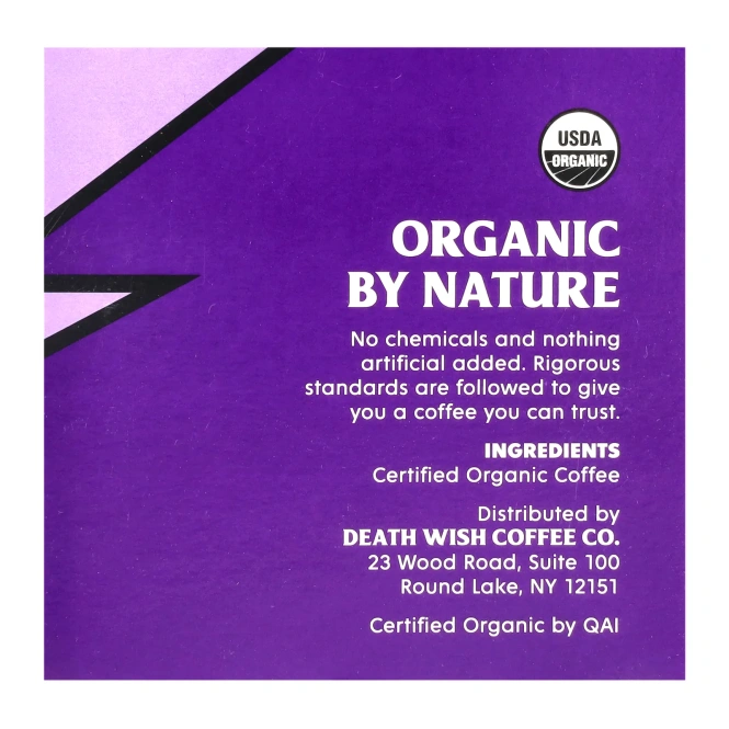 Death Wish Coffee, Порционные кофейные капсулы, обжарка эспрессо, темный, 10 капсул по 11,5 г (0,40 унции)