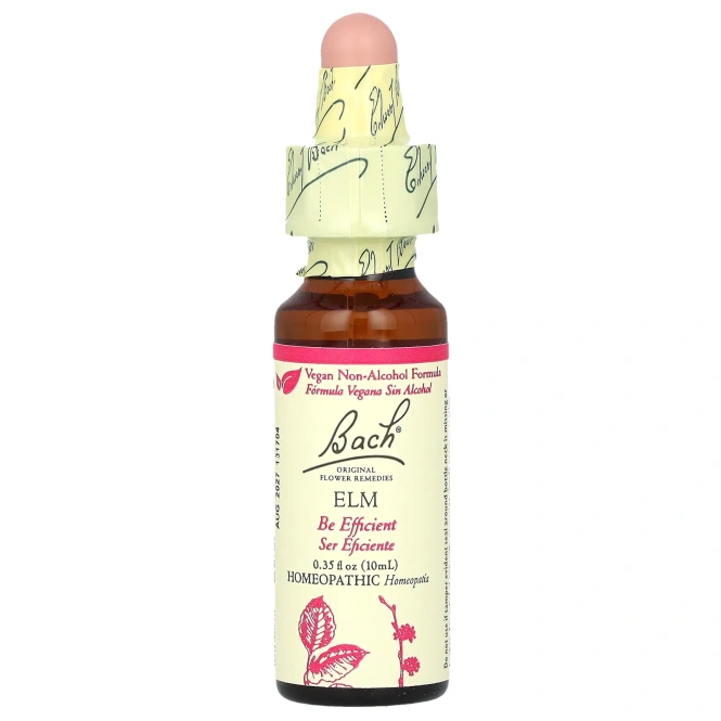 Bach, Original Flower Remedies, вяз, 10 мл (0,35 жидк. унции)