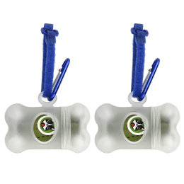 Pogi's Pet Supplies, экологичные пакеты для уборки за собаками, большая упаковка, свежий пудровый аромат, 50 рулонов, 750 пакетов, 2 дозатора