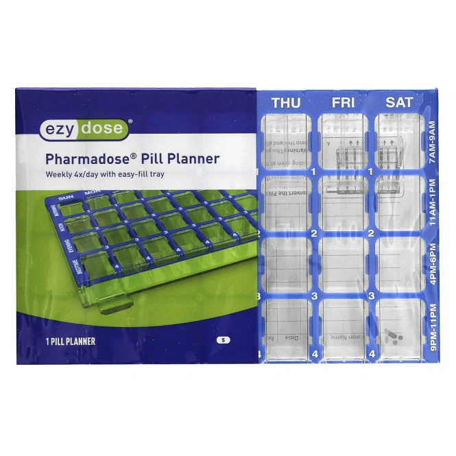 Ezy Dose, Pharmadose Pill Planner, маленький, 1 шт.