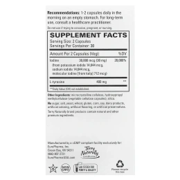 Terry Naturally, Thyroid Care ™, 60 капсул