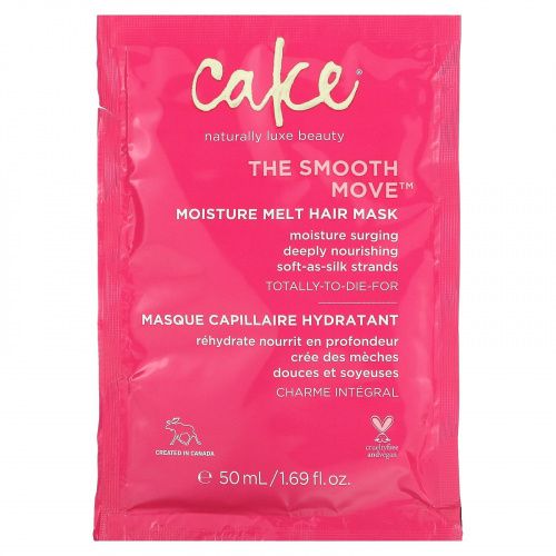 Cake Beauty, The Smooth Move, увлажняющая маска для волос, 50 мл (1,69 жидк. Унции)