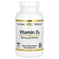 California Gold Nutrition Витамин D3 50 мкг 2000 МЕ, 360 мягких капсул с оболочкой из рыбьего желатина