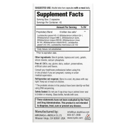 Kyolic, Пробиотик ке - дофилус 9 , 90 капсул