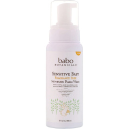 Babo Botanicals, Sensitive Baby, моющее пенное средство для новорожденных, не содержит отдушек, 9 ж. унц. (266 мл)