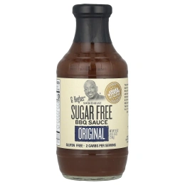 G Hughes, соус барбекю без сахара, оригинальный, 510 г (18 унций)