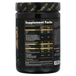 ALPHA LION, SuperHuman Pre, Miami Vice, пина-колада и клубничный дайкири, 342,3 г (12,07 унции)