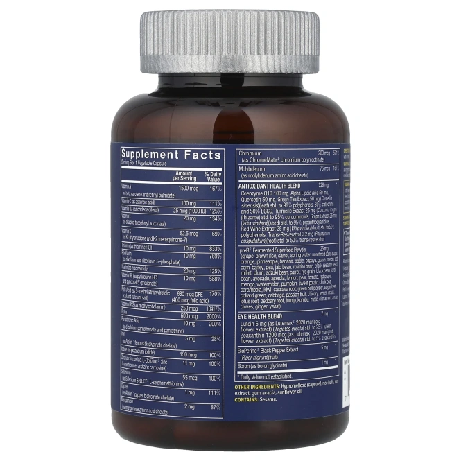 Vthrive, Bioactive Women's One Daily Multi, 60 растительных капсул