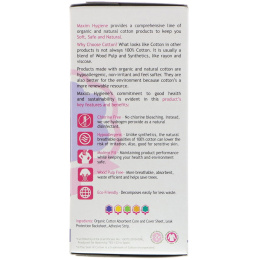 Maxim Hygiene Products, Organic Classic Contour Panty Liners, Lite, 30 Panty Liners