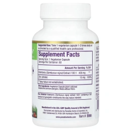 Paradise Herbs, Earth's Blend, бузина с цинком, 60 вегетарианских капсул