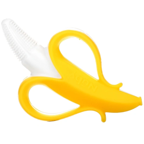 Nuby, Nananubs Banana Massaging Toothbrush, 3+M, 1 Brush