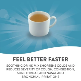 Nature's Way, Umcka, ColdCare, успокаивающий горячий напиток, со вкусом лимона, 10 пакетиков