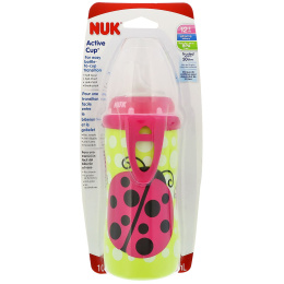 NUK, Чашка-непроливайка с божьей коровкой, с 12 месяцев, 10 унц (300 мл)