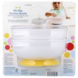 Dr. Brown's, Противоскользящие аспирационные чаши, для детей от 4 месяцев, 2 шт.