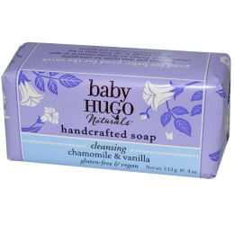 Hugo Naturals, Детское мыло ручной работы, ромашка и ваниль, 4 унции (113 г)