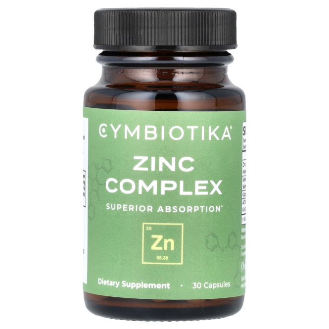 Cymbiotika, Zinc Complex, 30 капсул