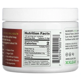 Xlear, Spry, жевательная резинка, натуральная корица, без сахара, 100 шт.