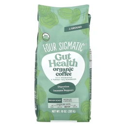Four Sigmatic, Defend, молотый кофе с грибами и пробиотиками, средняя обжарка, 340 г (12 унций)