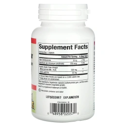 Natural Factors, Ферментированный яблочный уксус, 500 мг, 90 вегетарианских капсул