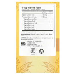 Yogi Tea, Turmeric Vitality, чай с медом и куркумой, 16 чайных пакетиков, 32 г (1,12 унции)