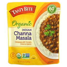 Tasty Bite, Органическая чанна масала, мягкая, 285 г (10 унций)