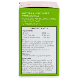 Xlear, Пакетикм Sinus Care Solution, быстрое облегчение, 20 штук, 6 г каждый