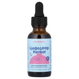 JoySpring, Lingo Leap Herbal, гриб ежовик гребенчатый, 30 мл (1 жидк. унция)