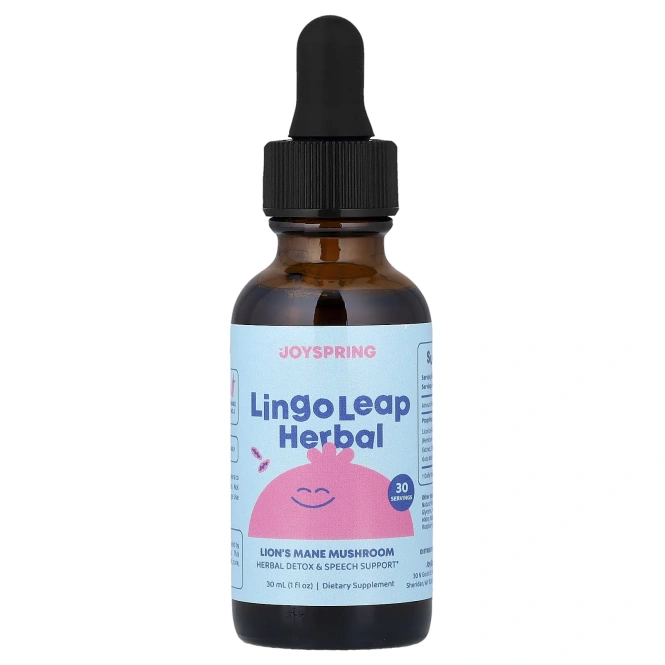 JoySpring, Lingo Leap Herbal, гриб ежовик гребенчатый, 30 мл (1 жидк. унция)