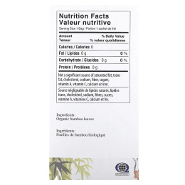 Uncle Lee's Tea, органический бамбуковый чай, без кофеина, оригинальный вкус, 18 чайных пакетиков, 28,8 г (1,02 унции)