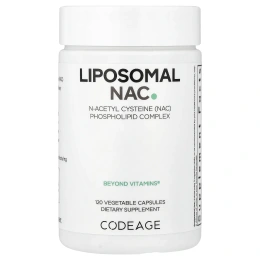 Codeage, липосомальный NAC, 120 растительных капсул (450 мг в 1 капсуле)
