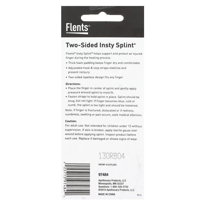 Flents, двусторонняя Insty Splint, L, 1 шт.
