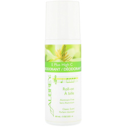 Aubrey Organics, Витамины E и C, Натуральный роликовый дезодорант, 3 жидких унции (85 мл)