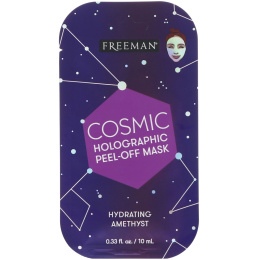 Freeman Beauty, Cosmic, Holographic Peel-Off Mask, Hydrating Amethyst, 0.33 fl oz (10 ml)