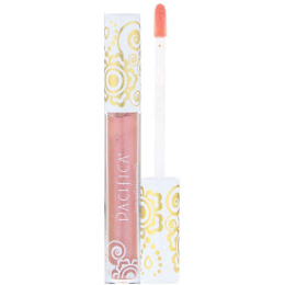 Pacifica, Сияющий глянец, Питательный минеральный блеск для губ, Пляжный поцелуй, 0.10 унций (2.8 г)
