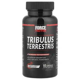 Force Factor, Force Factor, якорцы стелющиеся, добавка для повышения уровня тестостерона, 60 капсул