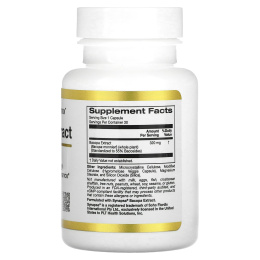 California Gold Nutrition, экстракт бакопы, 320 мг, 30 растительных капсул