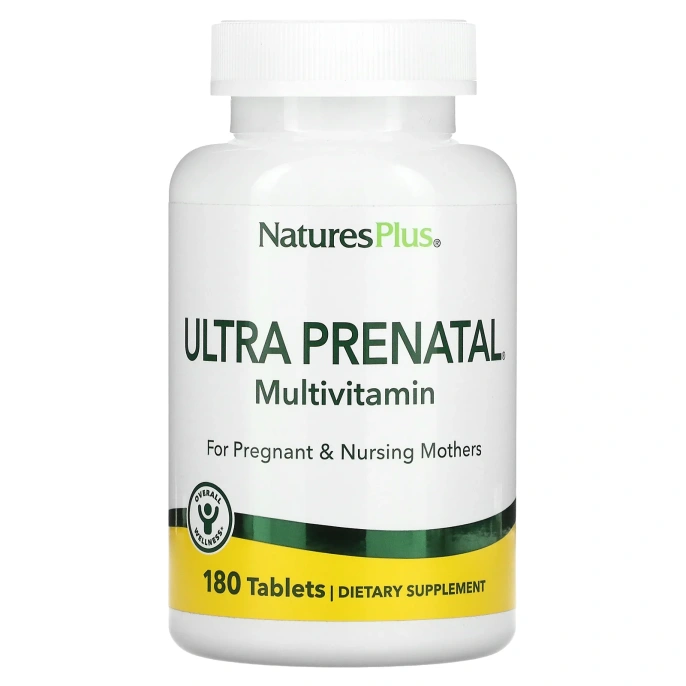 Nature's Plus, Пищевая добавка «Ультра пренатал», 180 таблеток