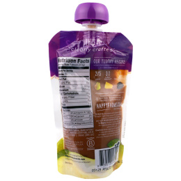 Happy Family Organics, Органическое детское питание, кабачок и ежевика, 2-й этап, 6+ месяцев, 4,0 унции(113 г)