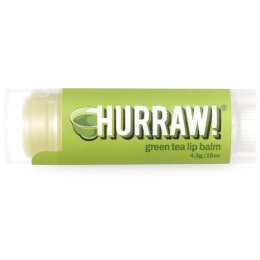 Hurraw! Balm, Бальзам для губ, зеленый чай, 0,15 унции (4,3 г)