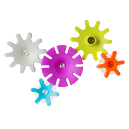 Boon, Cogs, строительный набор игрушек для ванной, для детей от 1 года, 5 шт.