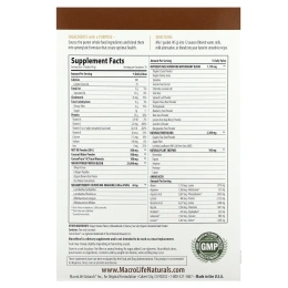 Macrolife Naturals, MacroMeal, суперфуд, шоколад, 10 пакетиков по 45 г (1,6 унции)