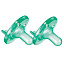 Philips Avent, Пустышка, Зеленая, 0-3 месяца, Упаковка из 2 штук