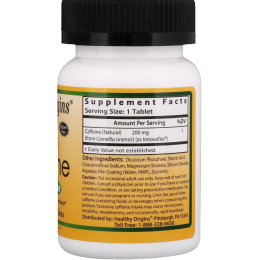 Healthy Origins, Натуральный кофеин, содержит InnovaTea, 200 мг , 120 таблеток