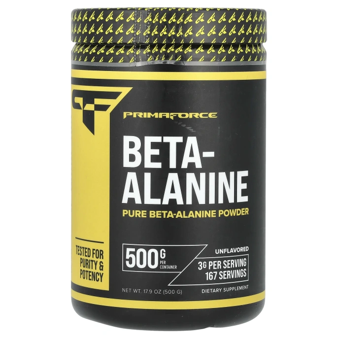 Primaforce, Бета-аланин, без добавок, 500 г (17,9 унции)