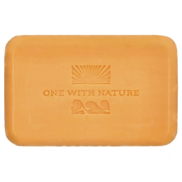 One with Nature, Тройное рифленое мыло, грейпфрут гуава, 200 г (7 унций)