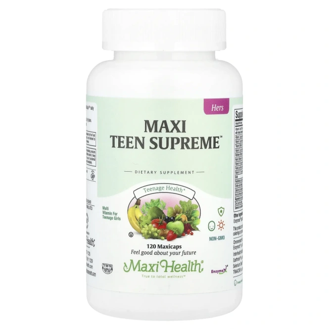 Maxi Health, Maxi Teen Supreme ™, для нее, 120 капсул