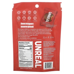 Unreal, Чашки с арахисовой пастой, темный шоколад, 120 г (4,2 унции)